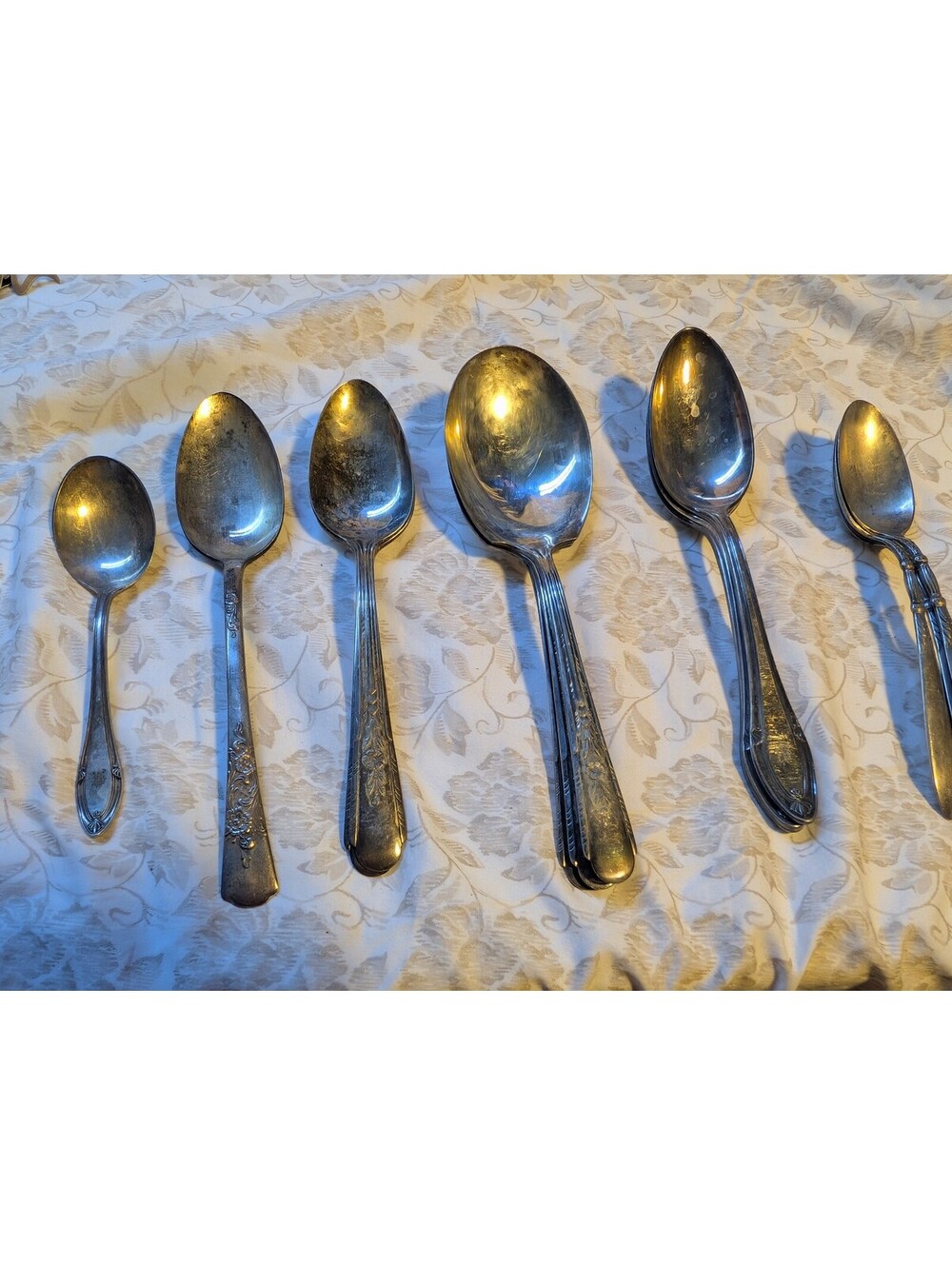 Vintage Reed & Barton etc Silverplate Spoons lot  - Assorted Sizes and Patterns